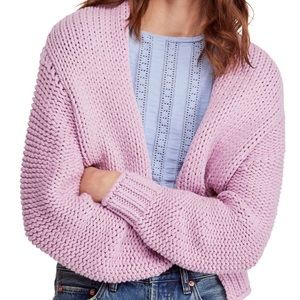 Free People Chunky Cropped Sweater